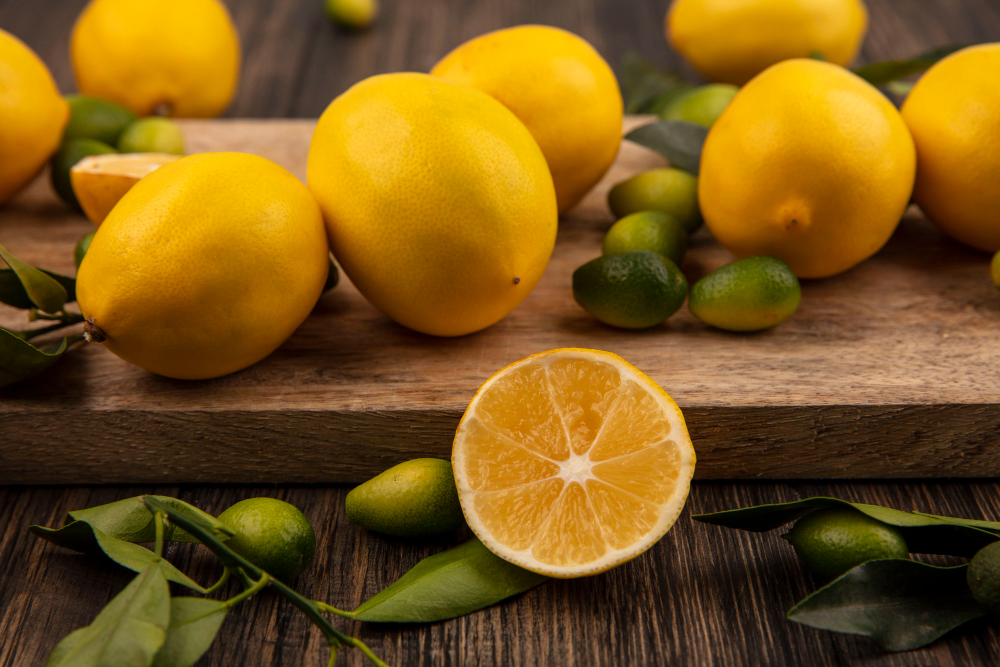 Canovas griñan imagen de limones de fondo